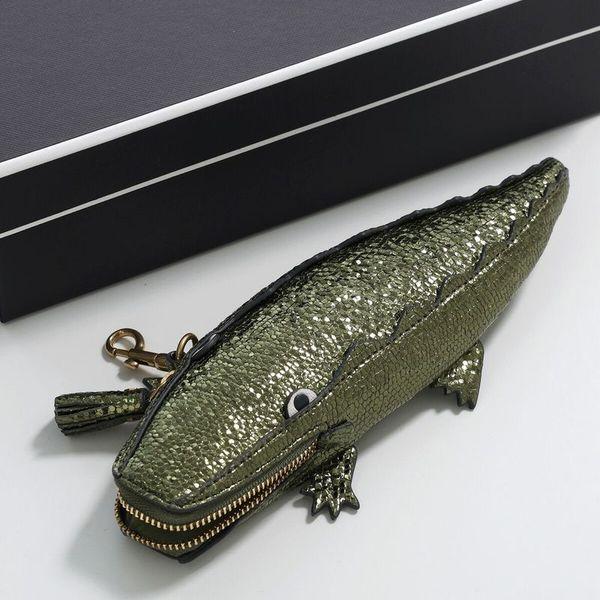 ANYA HINDMARCH ポーチ エコバッグ ワニ クロコダイル ANYA HINDMARCH（アニヤ・ハインドマーチ） ポーチ Pouch Crocodile