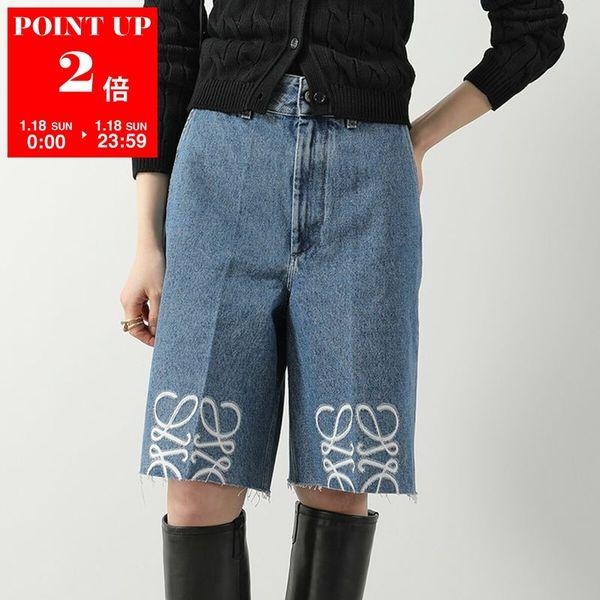 LOEWE（ロエベ） ハーフパンツ ANAGRAM SHORT JEANS アナグラム