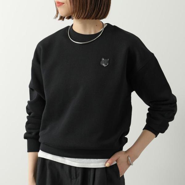 メゾンキツネ　スウェット　黒　Mサイズ MAISON KITSUNE（メゾン キツネ） トレーナー MW00315KM0321