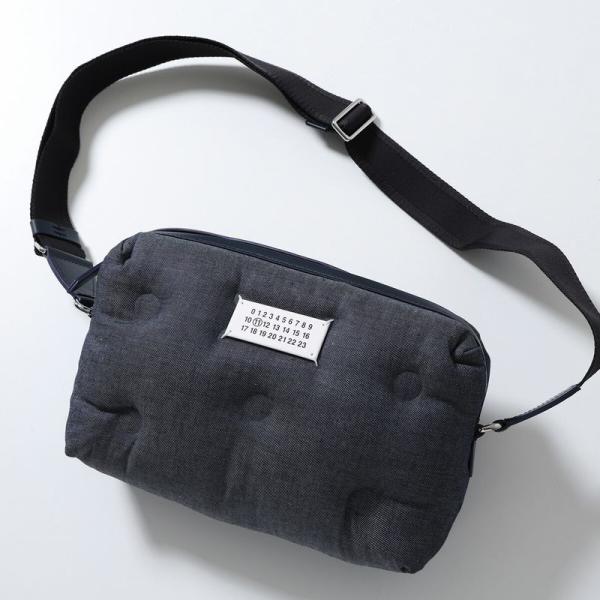 【新品】メゾンマルジェラ SB2WG0009 P6753 HA305 (ネイビー系) バッグ ショルダーバッグ Maison Margiela 11 Glam Slam ショルダー 斜め掛け A4対応 アウトレット メンズ Maison Margiela（メゾンマルジェラ） ショルダーバッグ Glam Slam