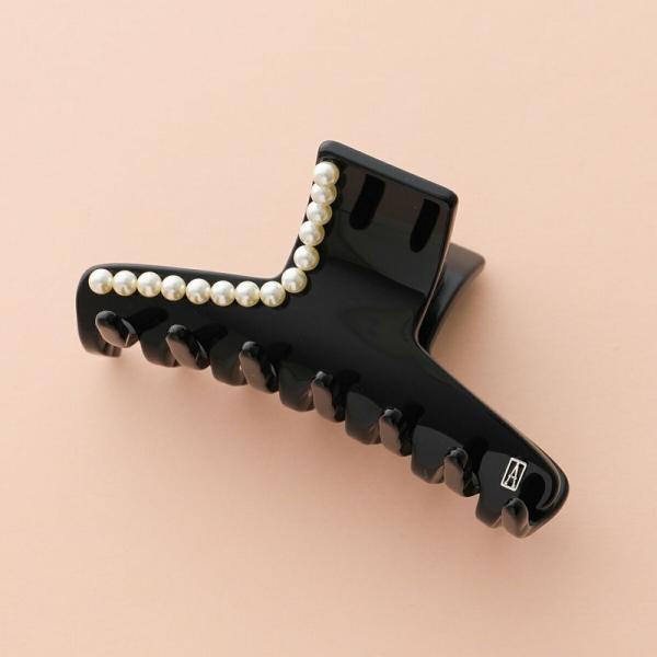 即購入可 アレクサンドゥパリ ヘアクリップ パール ブラック ALEXANDRE DE PARIS（アレクサンドル ドゥ パリ） アレクサンドル ドゥ