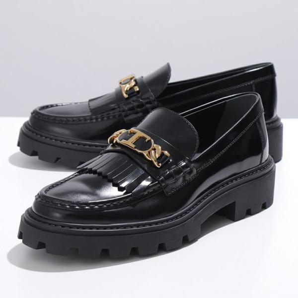 未使用 TOD'S トッズ チェーン レザー ローファー ブラック 38 楽天市場】TODS トッズ T Chain Leather Loafers レザー ローファー