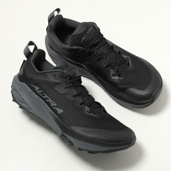 ALTRA アルトラ スニーカー M EXPERIENCE WILD 3 エクスペリエンス ワイルド AL0A85U6001 メンズ ローカット メッシュ 軽量 シューズ 靴 001/BLACK-BLACK