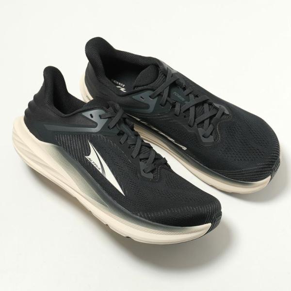 ALTRA アルトラ スニーカー M TORIN 8 トーリン AL0A85QE010 メンズ ローカット メッシュ 軽量 ランニング 厚底 シューズ 靴 BLACK-WHITE