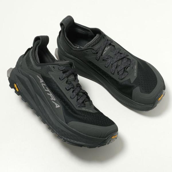 ALTRA アルトラ スニーカー M OLYMPUS 6 オリンパス AL0A85NJ001 メンズ ローカット Vibramソール 軽量 厚底 シューズ 靴 BLACK-BLACK