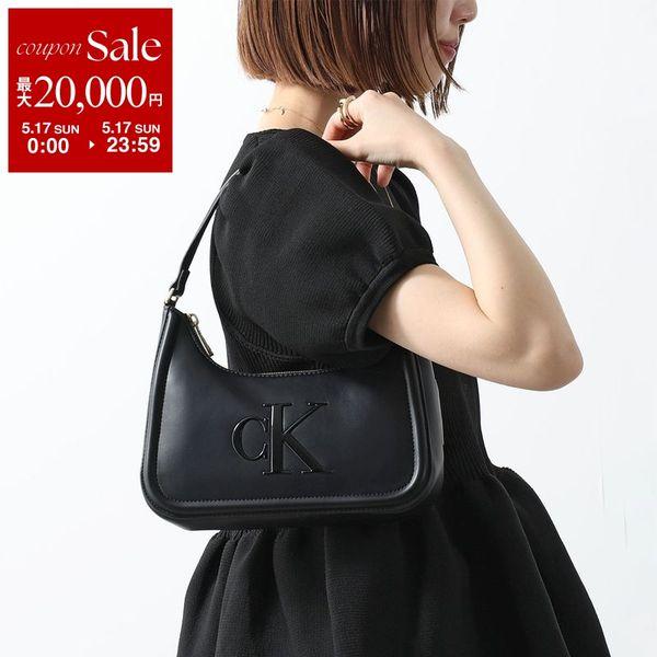   カルバンクライン ミニショルダーバッグ ハンドバッグ スモールショルダー CKロゴ レディース ブラック LV04F3230G Calvin Klein - Calvin Klein カルバンクライン ミニショルダーバッグ