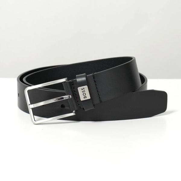 【現行品】 HUGO BOSS ヒューゴボス トレンチコート 黒 L相当 ベルト HUGO BOSS (ヒューゴボス) バックル付きベルト ダブルボタン ロング