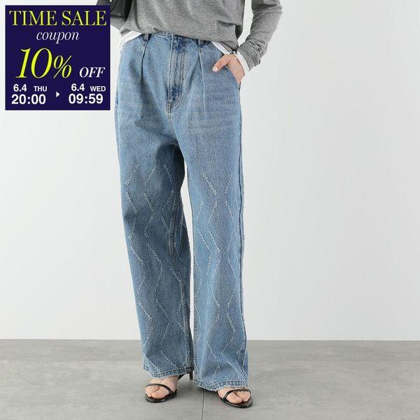 YENN イエン ジーンズ LASER CUT WIDE DENIM Y261-31001 レディース