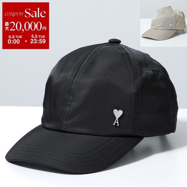 Ami Paris Logo ブラックベースボールキャップ AMI Alexandre Mattiussi ami paris アミパリス ベースボールキャップ