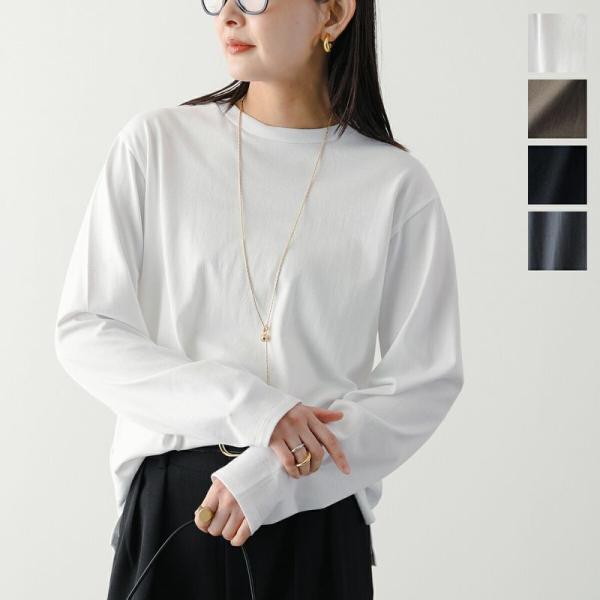 LIFiLL リフィル Tシャツ COTTONY SIDE SLIT LONGSLEEVE TEE LF044-01