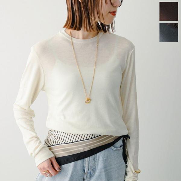 LIFiLL リフィル Tシャツ WOOLISH STRETCH LONGSLEEVE TEE LF065-07