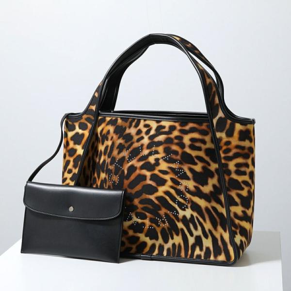 【再値下げ✨】Stella McCartney 黒ロゴトート ポーチ、保存袋付き Stella McCartney（ステラ・マッカートニー） トートバッグ STELLA