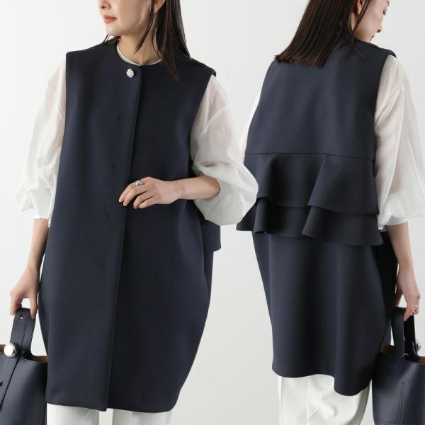 Sono（ソーノ） ベスト S261JV025 レディース ジレ バックフリル