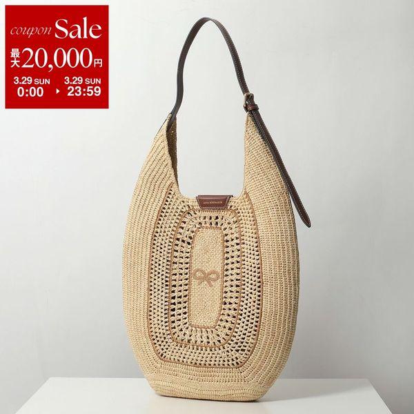 ANYA HINDMARCH（アニヤ・ハインドマーチ） かごバッグ Bow Hobo Bag