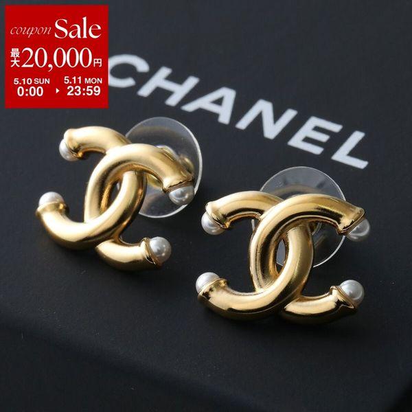 【極美品・希少】シャネル ハート パール ピアス CCロゴ シルバー 超希少】気品溢れるシルバー☆CHANEL☆ピアス☆揺れるCC (CHANEL