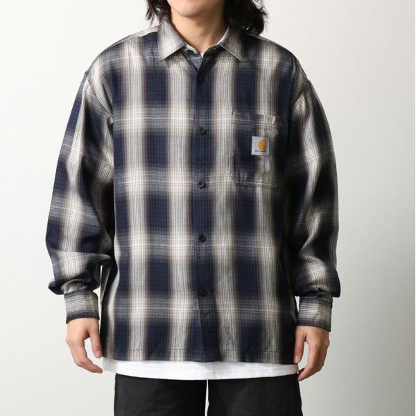Carhartt柄シャツ Carhartt WIP Lyman Shirt - brown (lyman check cassis)