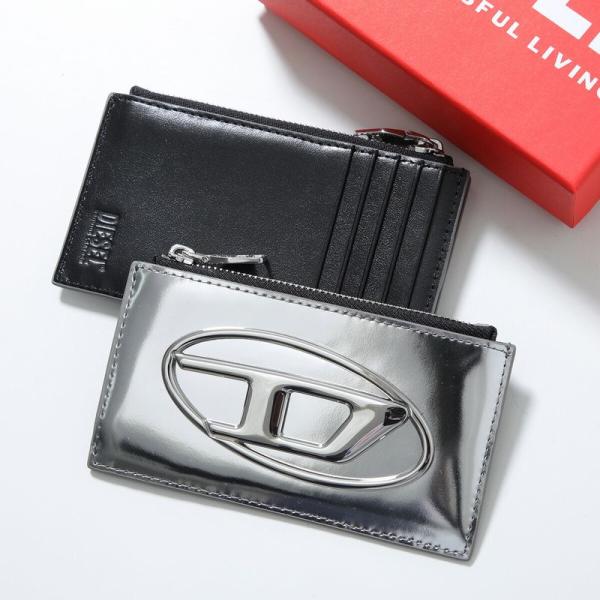 DIESEL　ディーゼル Dロゴ　ラウンドジップ　レザー　カードケース 小銭入れ DIESEL（ディーゼル） カードケース 1DR CARD HOLDER IV X10386 PS202