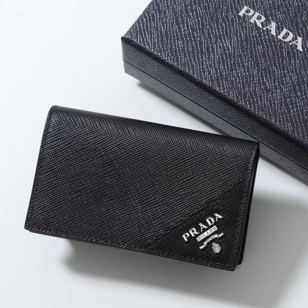 美品 PRADA プラダ ミニウォレット ミニ財布 カードケース PRADA（プラダ） カードケース メンズ ファスナー付 ヴィッテロダイノ