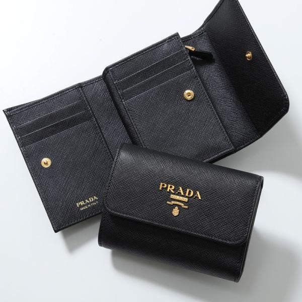 PRADA（プラダ） 三つ折り財布 1MH025 QWA レディース サフィアーノ