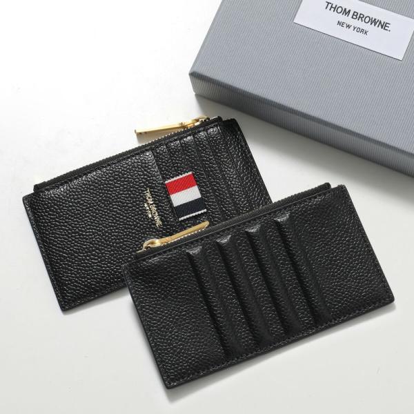 I147 未使用品✨トムブラウン　ケース　財布　コンパクト　レザー　黒 THOM BROWNE（トム ブラウン） コインケース MAW298A 00198 メンズ