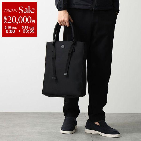 【新品】モンクレール バッグ トートバッグ MONCLER モンクレ 「PIERRICK TOTE」 ナイロン ラバーロゴ トート 肩掛け A4対応 5D00001 M4162 999 (ブラック) アウトレット メンズ レディース 送料無料 MONCLER（モンクレール） トートバッグ PIERRICK TOTE ピアリック