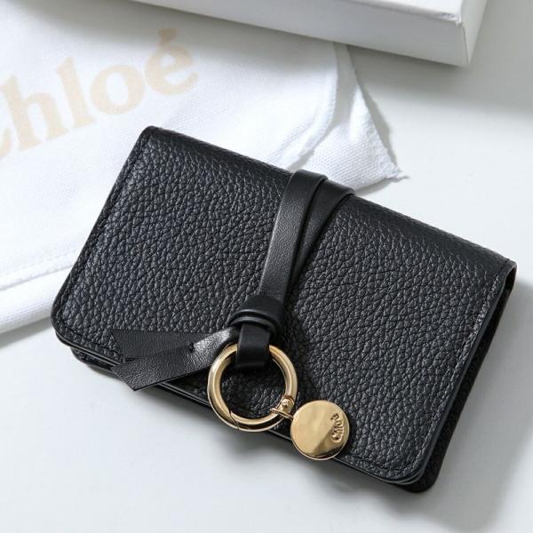 Chloé ブラック レザー 名刺入れ カードケース クロエ Chloe（クロエ） カードケース CHC21WP014F57 レディース 名刺入れ