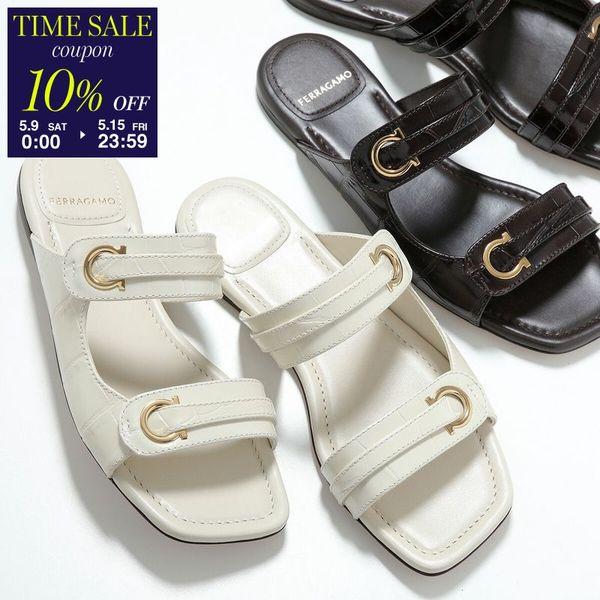 ✨️極美品✨️サルヴァトーレ フェラガモ ヴァラリボン　サンダルミュール送料無料 リボン FERRAGAMO(フェラガモ) サンダル・ミュール(レディース