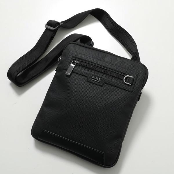Hugo boss 黒 レザー ビジネスバッグ 50332237 HUGO BOSS（ヒューゴ・ボス） ブリーフケース Ray_S doc case N