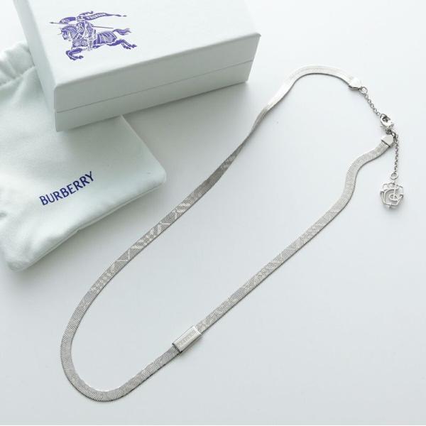 BURBERRY（バーバリー） ネックレス MJ CHECK ENGRAVED NECK