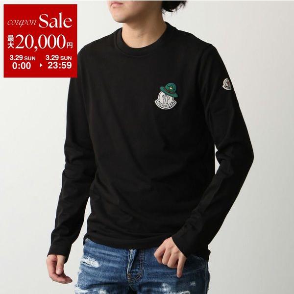 ヒ*ロ様 MONCLER モンクレール ロゴ プリント カットソーTシャツ ロン MONCLER - モンクレール MONCLER ロゴ プリント ロングTシャツ 長袖