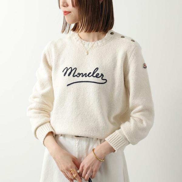 MONCLER モンクレール ロゴ刺繍 ニットワンピース　120cm MONCLER（モンクレール） ニット 9C00010 M9202 レディース 長袖