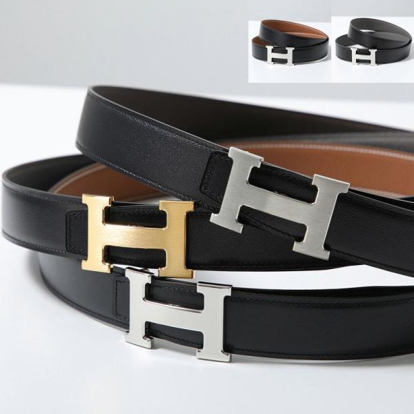 HERMES ホースバックル　ベルト　リバーシブル　ヴィンテージ HERMES（エルメス） ベルト リバーシブル 32mm Hバックル Boucle de