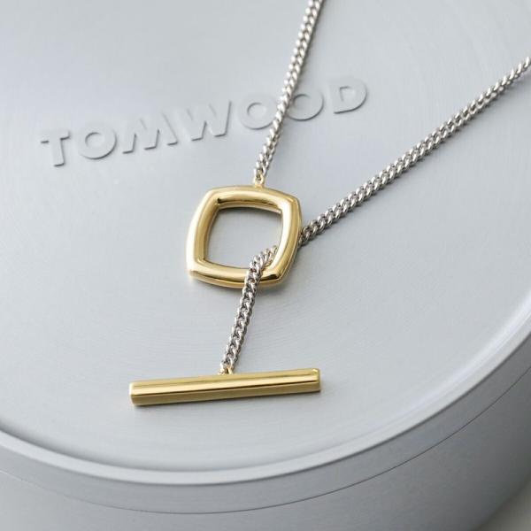 TOM WOOD（トムウッド） ネックレス Frame Pendant Duo フレーム