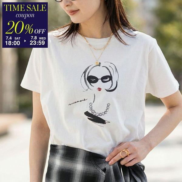 marmors（マルモア） Tシャツ necklace illustration T-shirt