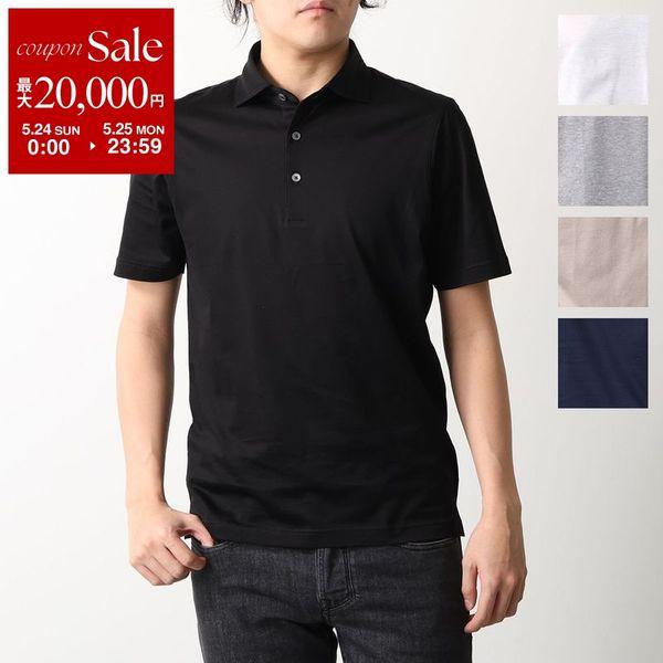 STONE  MARINA　ウォッシャブル加工　ポロシャツ　M　真贋 Gran Sasso（グランサッソ） ポロシャツ 60103 74002 メンズ 半袖