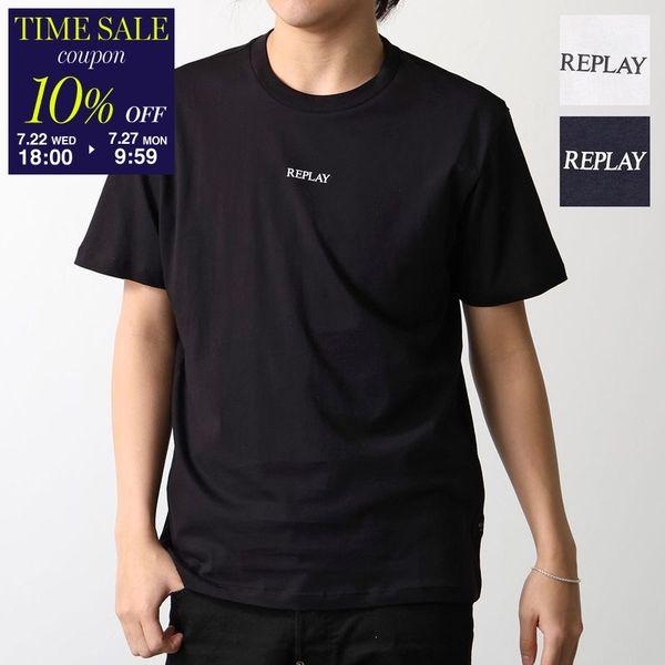 REPLAY（リプレイ） Tシャツ M3098 2660 メンズ カットソー 半袖 ロゴT