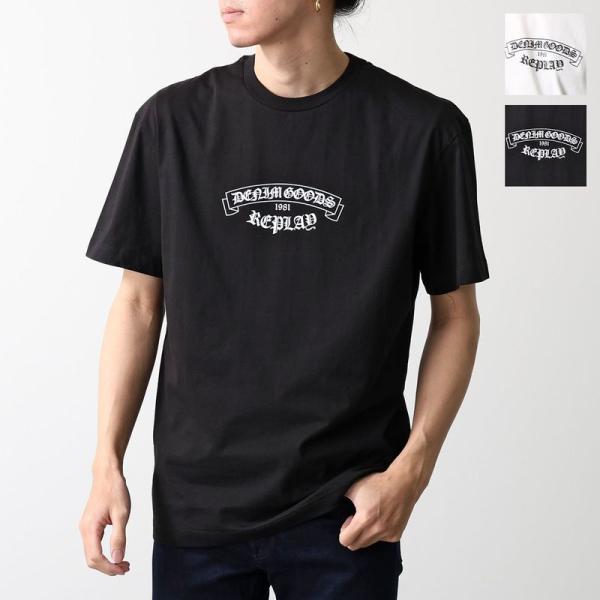 REPLAY（リプレイ） Tシャツ M3332 2660 メンズ カットソー ロゴT 半袖