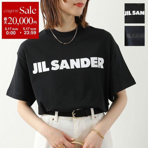 ジルサンダー  J02GC0140 ロゴプリントボクシーフィットTシャツ レディース M JIL SANDER - ジルサンダー J02GC0140 ロゴプリントボクシーフィットT