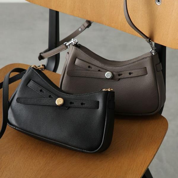 TORY BURCH トリーバーチ ショルダーバッグ Romy ロミー 179955 レディース ジップトップ クロスボディ レザー ダブルT ロゴ 鞄 カラー2色