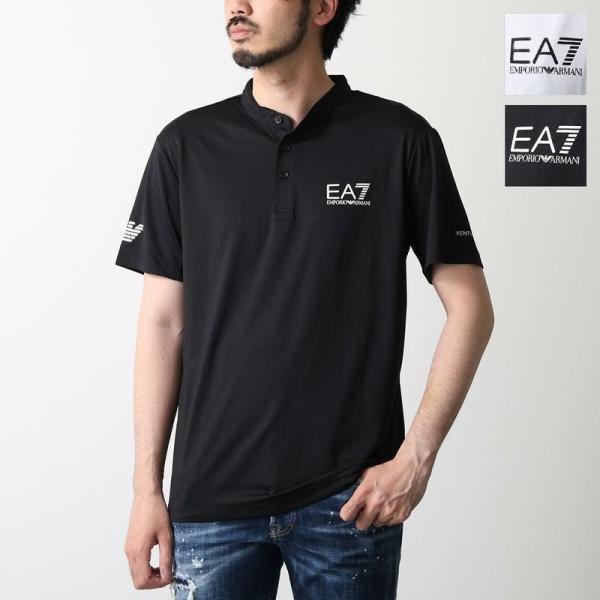 EA7 EMPORIO ARMANI エアセッテ エンポリオアルマーニ Tシャツ 8NPT21 PJEMZ メンズ 半袖 カットソー ヘンリーネック VENTUS7 カラー2色