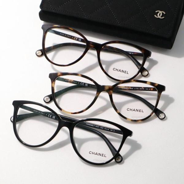 CHANEL（シャネル） メガネ 3446 レディース バタフライ型 セル