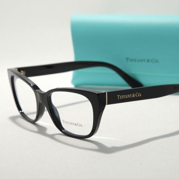 ❤️秋冬限定セール❤️Tiffany メガネフレーム Tデザイン　オシャレ黒縁メガネ TIFFANY&Co.（ティファニー） メガネ TF2261 レディース ウェリントン