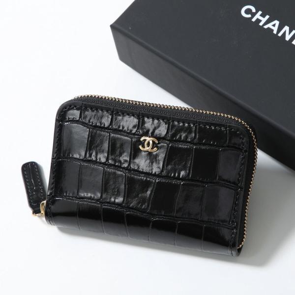 美品★  シャネル ダイヤモンドCC ケース ミニ財布 正規品 CHANEL（シャネル） コインケース AP5189 B23786 レディース カード