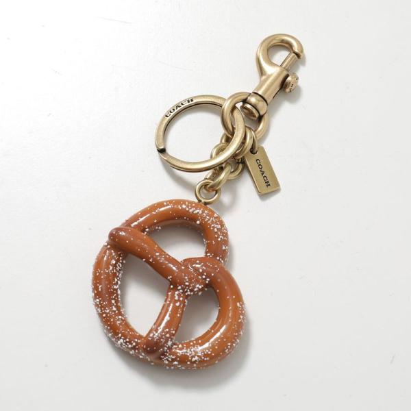【未使用】 オールド コーチ ミニハンドバッグ チャーム キーリング COACH（コーチ） キーリング スモール プレッツェル バッグチャーム