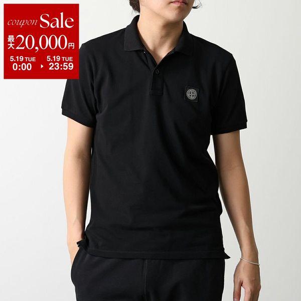STONE  ストーンアイランド 半袖ポロシャツ ブラック M STONE ISLAND（ストーン アイランド） STONE ISLAND KIDS キッズ