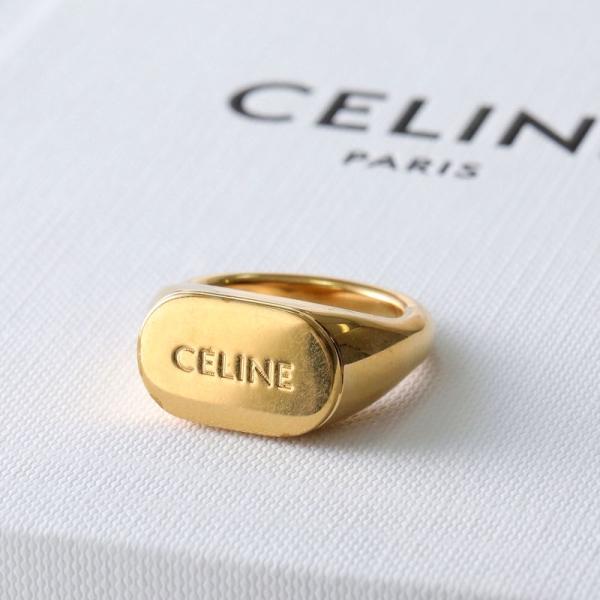 CELINE（セリーヌ） リング 46Z996BRA.35OR メンズ ブラス ロゴ