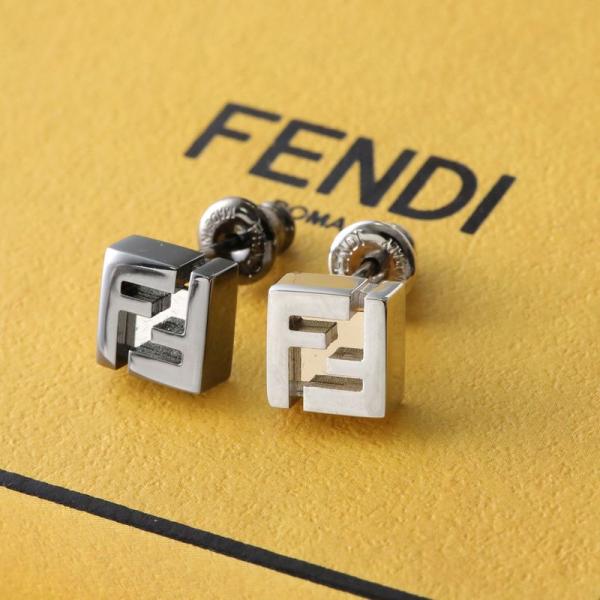 FENDI（フェンディ） ピアス 7AK012 B08 メンズ 片耳販売 FFキューブ