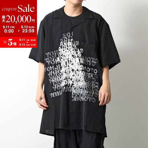 Y-3 ワイスリー 半袖シャツPLACED GRAPHIC SHORT SLEEVE LONG SHIRT