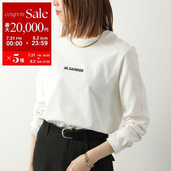 最終お値下げ一番人気Sサイズ 正規品 JIL SANDER ロゴ長袖ホワイト JIL SANDER（ジルサンダー） Tシャツ J02GC0141 J20103 レディース