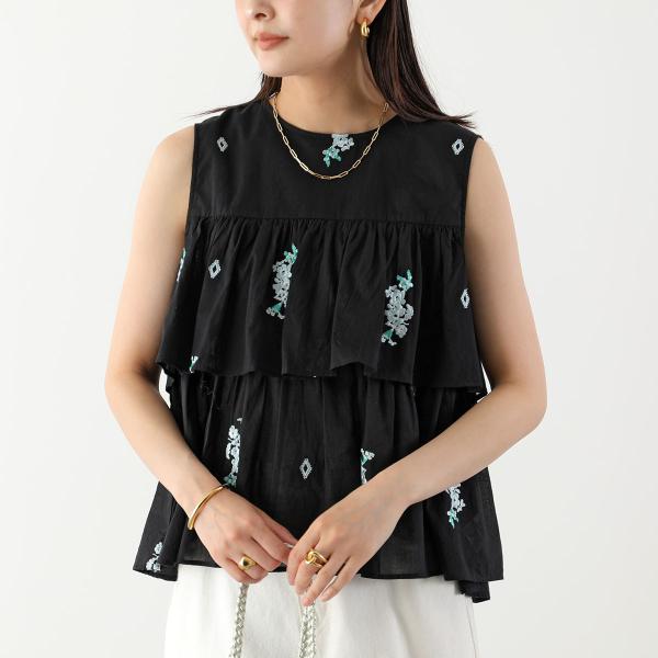 【希少】ne Quittez pas　ヌキテパ　リネン　刺繍ベスト 希少】ne Quittez pas ヌキテパ リネン 刺繍ベスト｜Yahoo!フリマ（旧